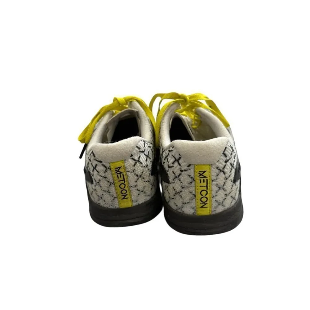 Nike Metcon Training Shoes Black Yellow Speckled Sole Women’s 7.5